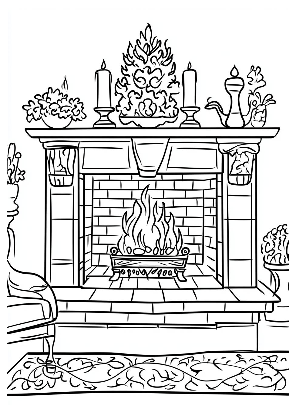 fireplace_coloring_pages_6