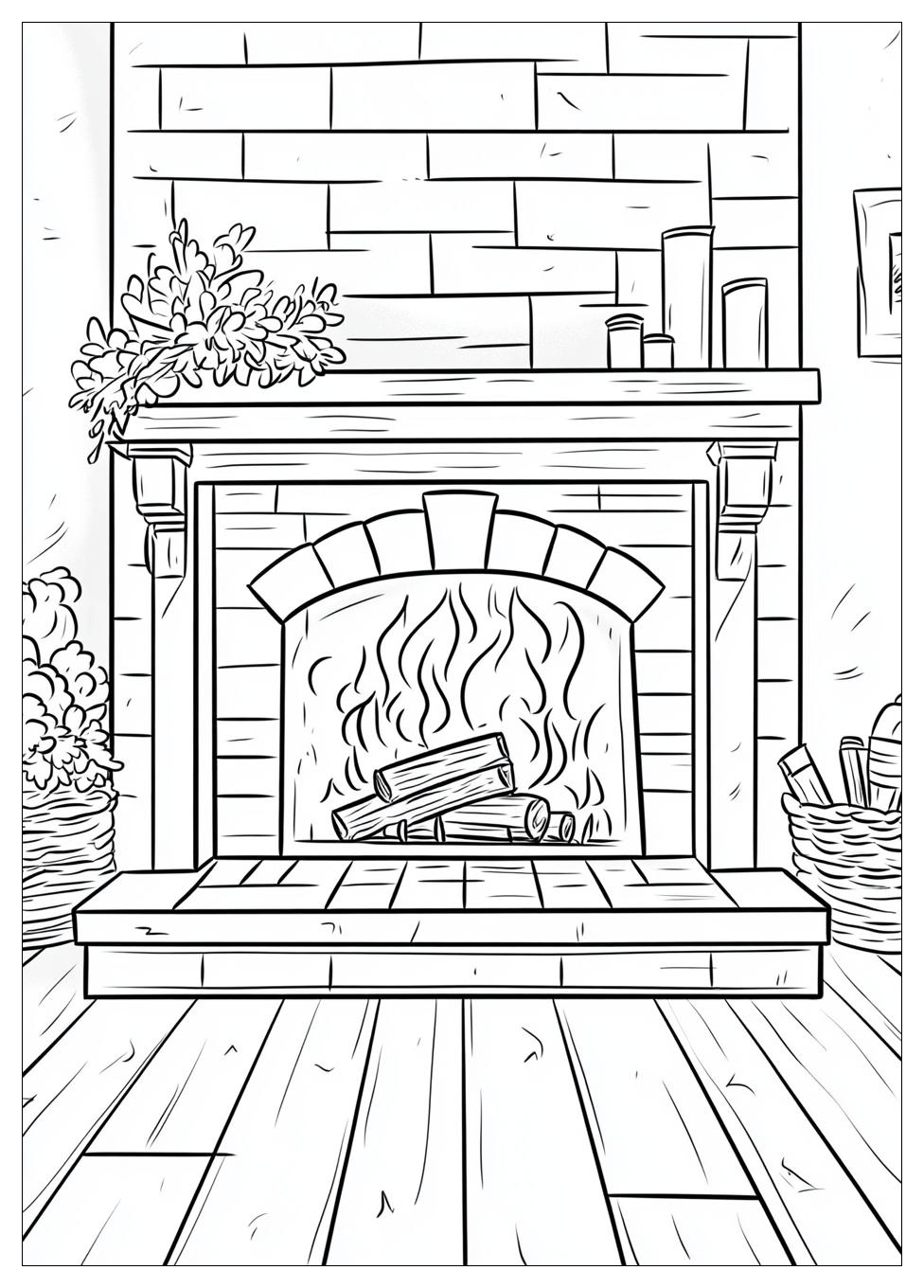 fireplace_coloring_pages_7