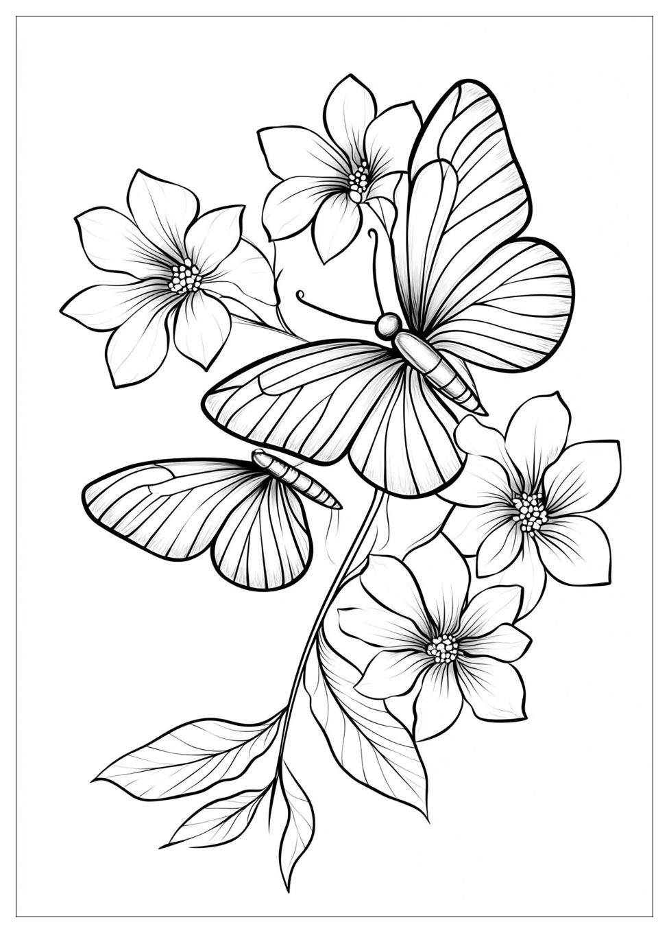 flower_butterfly_coloring_pages_4