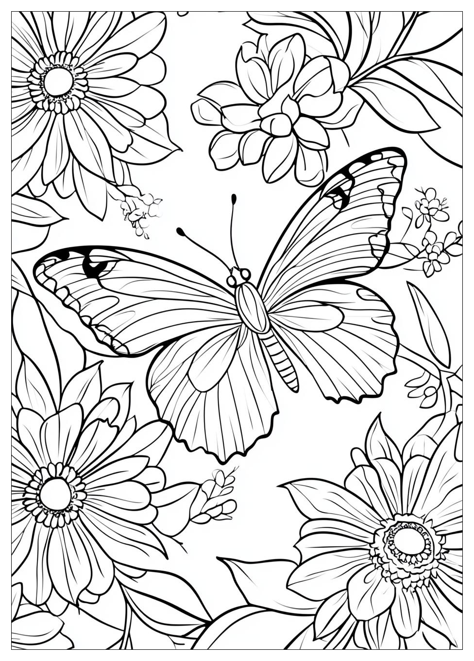 flower_butterfly_coloring_pages_9