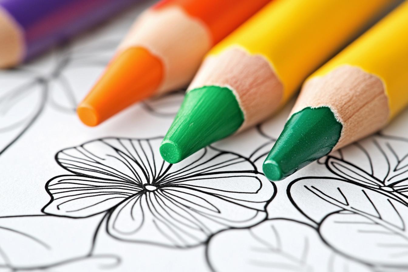 Free Printable PDF Four Leaf Clover Coloring Pages