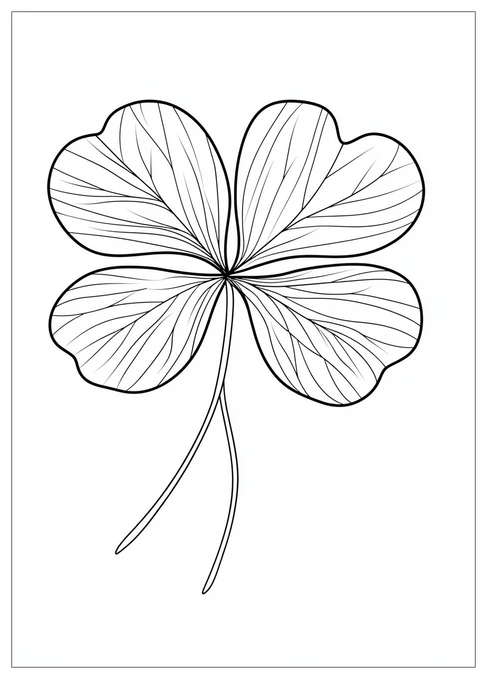 four_leaf_clover_coloring_pages_2