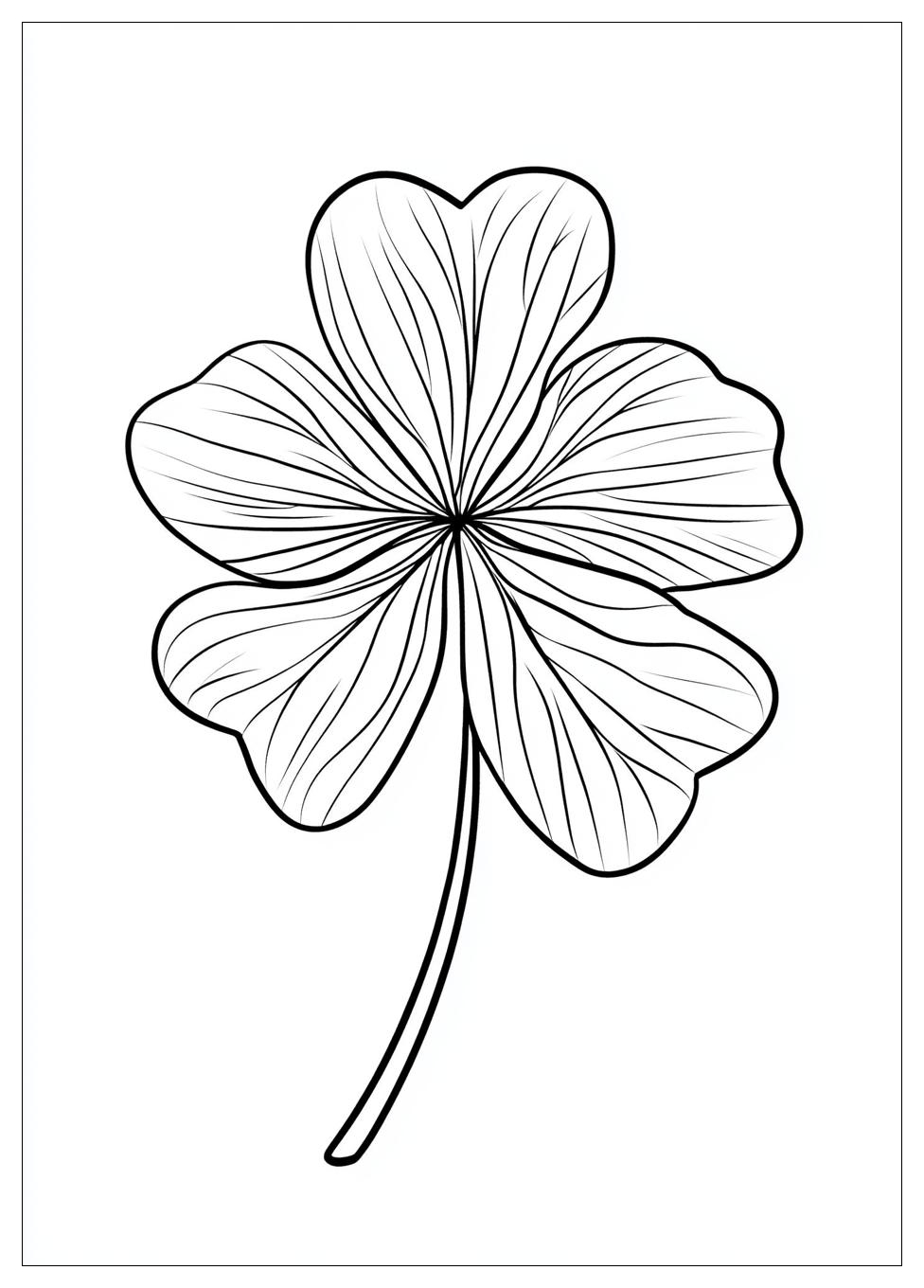 four_leaf_clover_coloring_pages_3