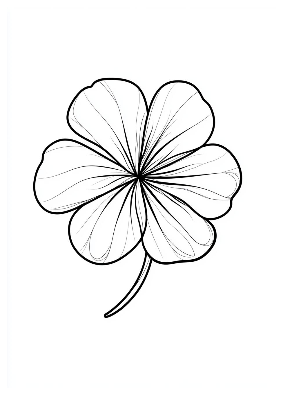 four_leaf_clover_coloring_pages_4