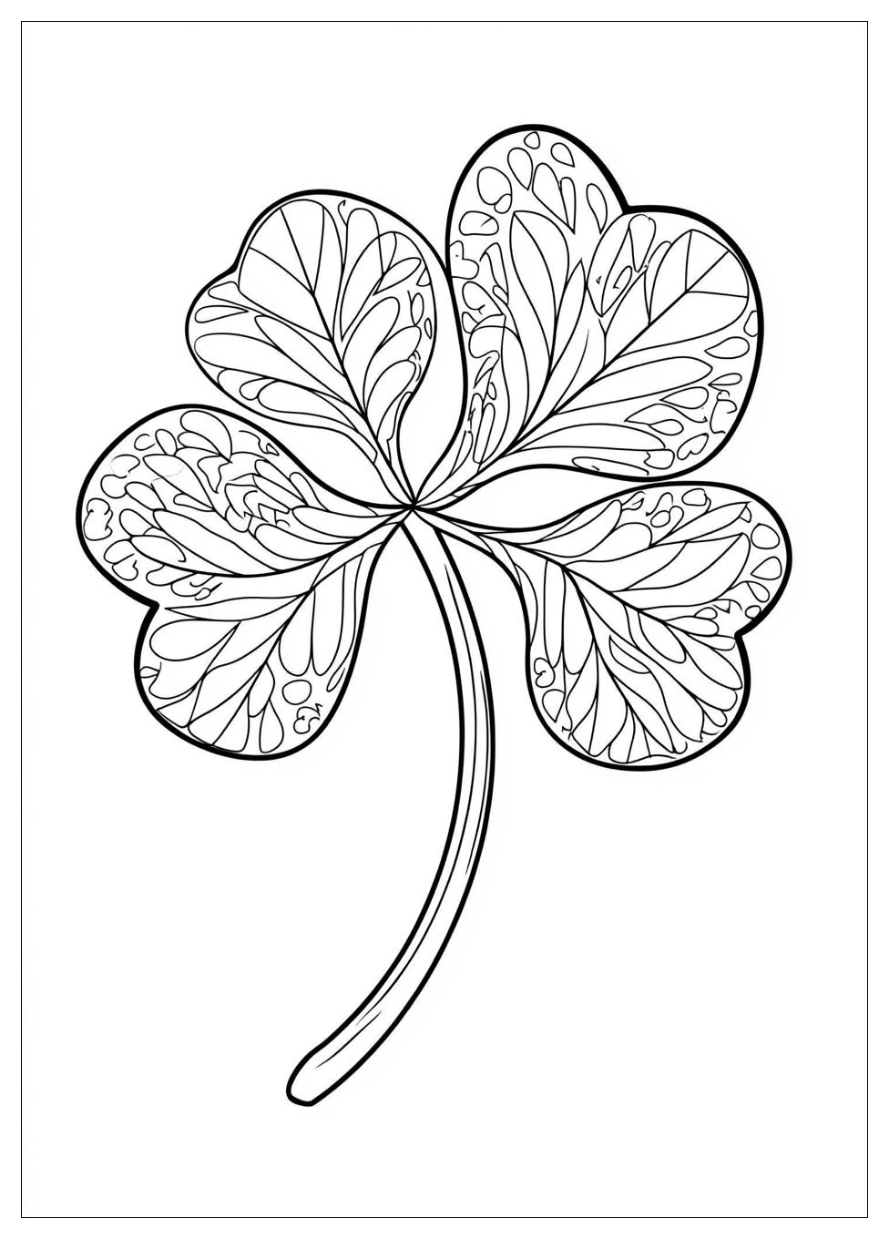 four_leaf_clover_coloring_pages_8