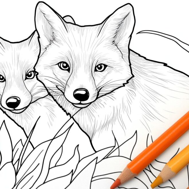 Fox And Hound Coloring Pages : Unleash Creativity with Printable Fun