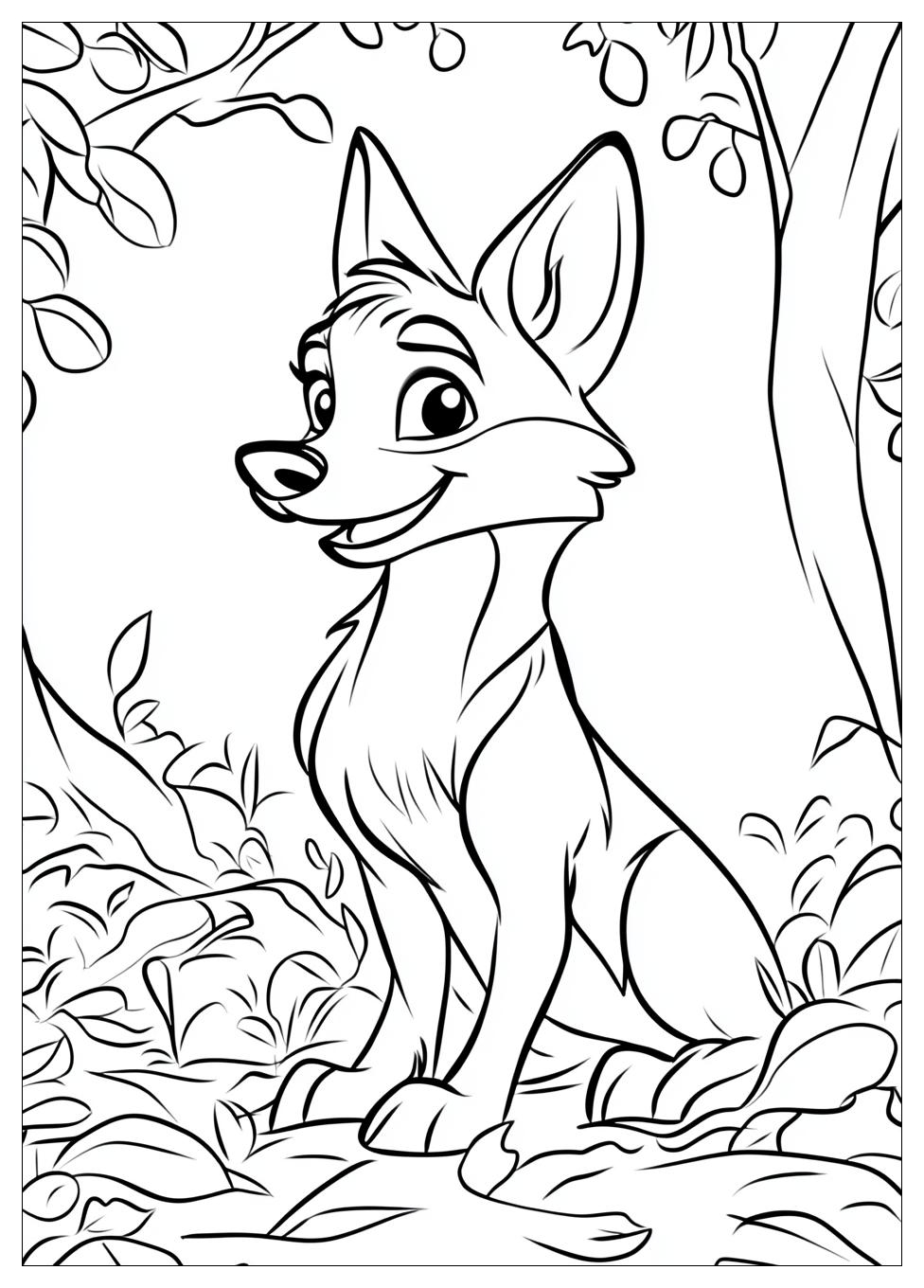 fox_and_the_hound_coloring_pages_3