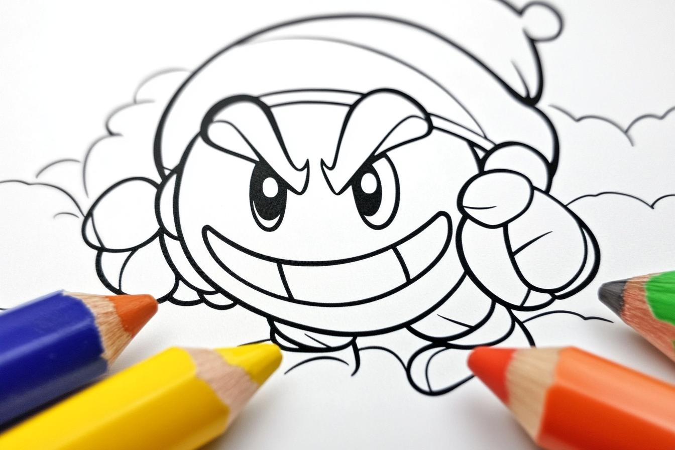 Free Printable PDF Goomba Coloring Pages