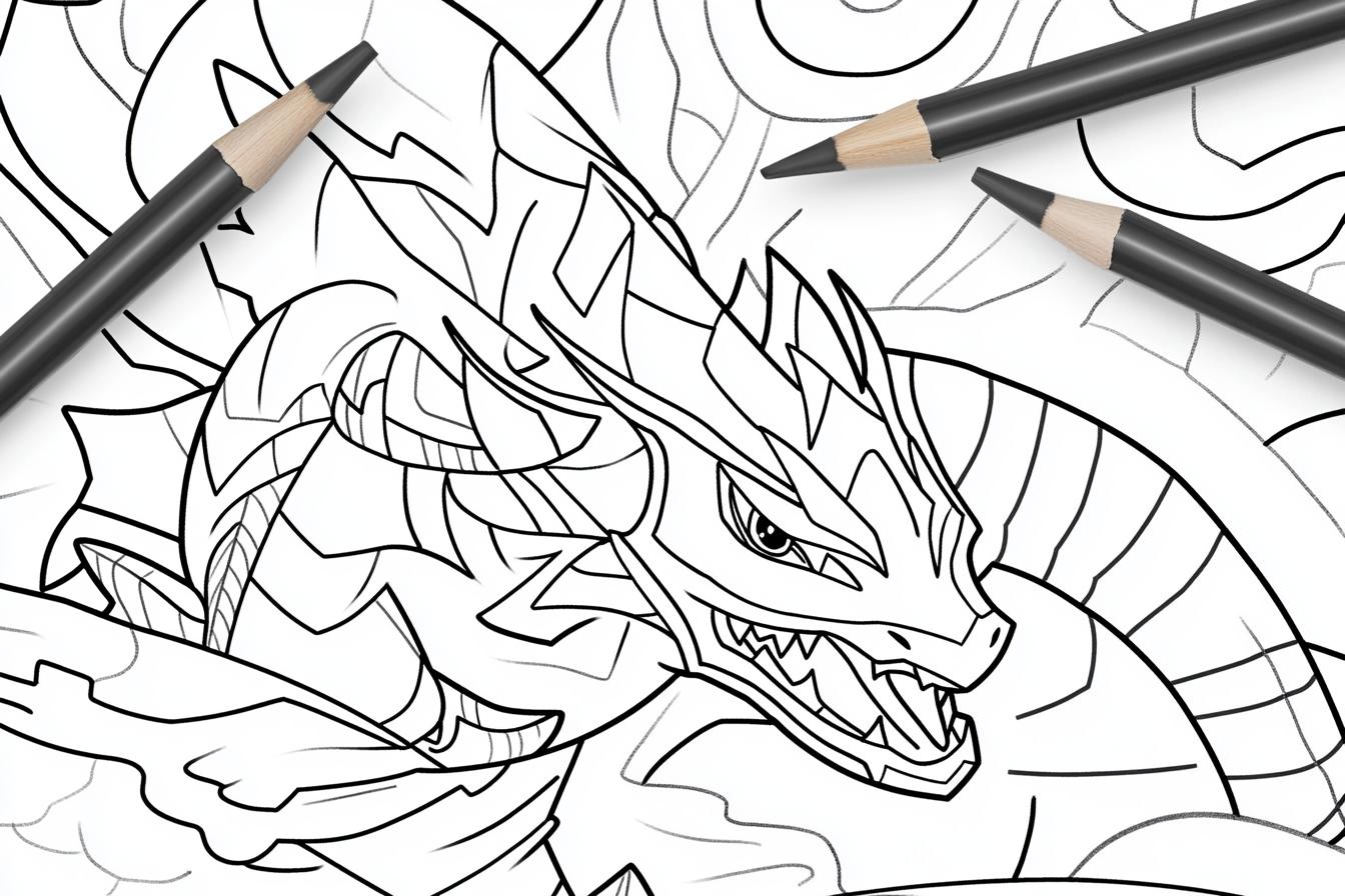 Free Printable PDF Gyarados Coloring Pages