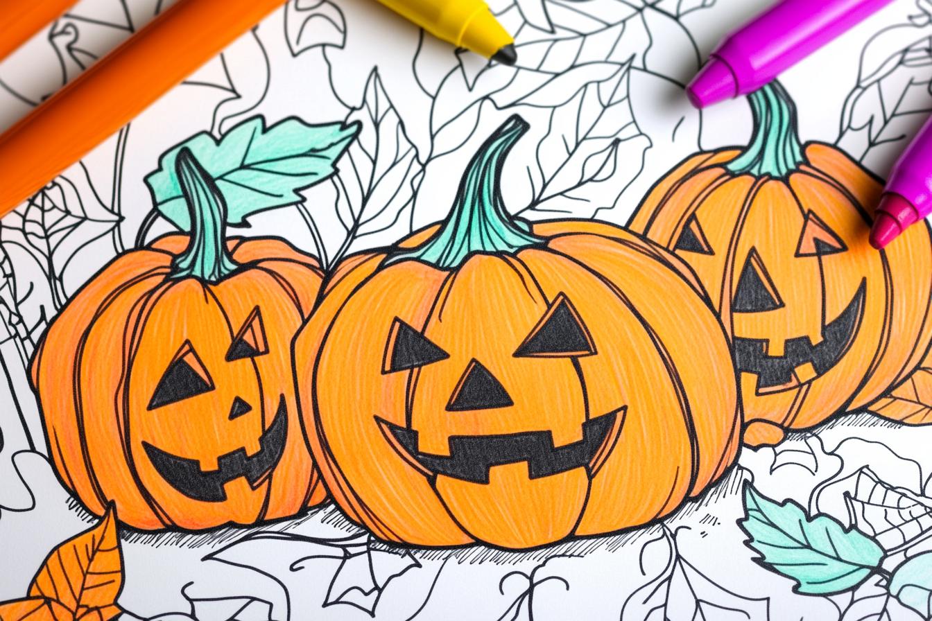 Free Printable PDF Halloween Coloring Pages