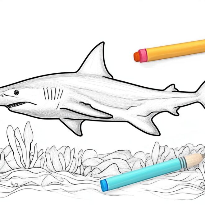 Hammerhead Shark Coloring Pages : Fun and Educational Shark Activities for Kids