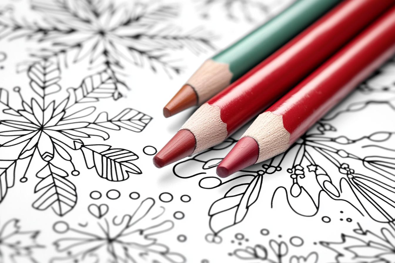 Free Printable PDF Happy Holidays Coloring Pages