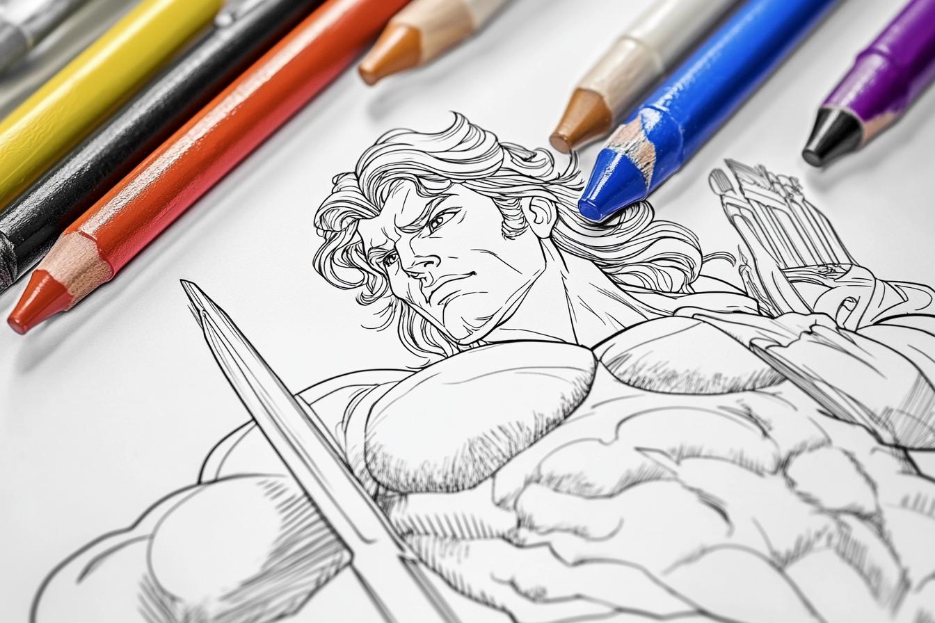 Free Printable PDF Hercules Coloring Pages