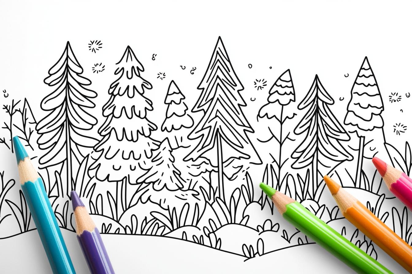 Free Printable PDF Hibernation Coloring Pages