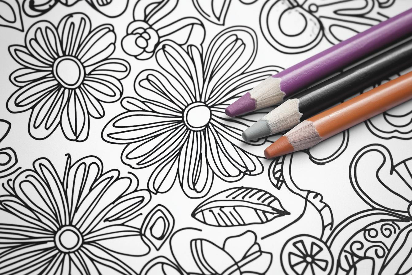 Free Printable PDF Hippie Coloring Pages