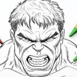 Hulk Coloring Pages : Free Printable Hulk Coloring Sheets for Kids & Adults