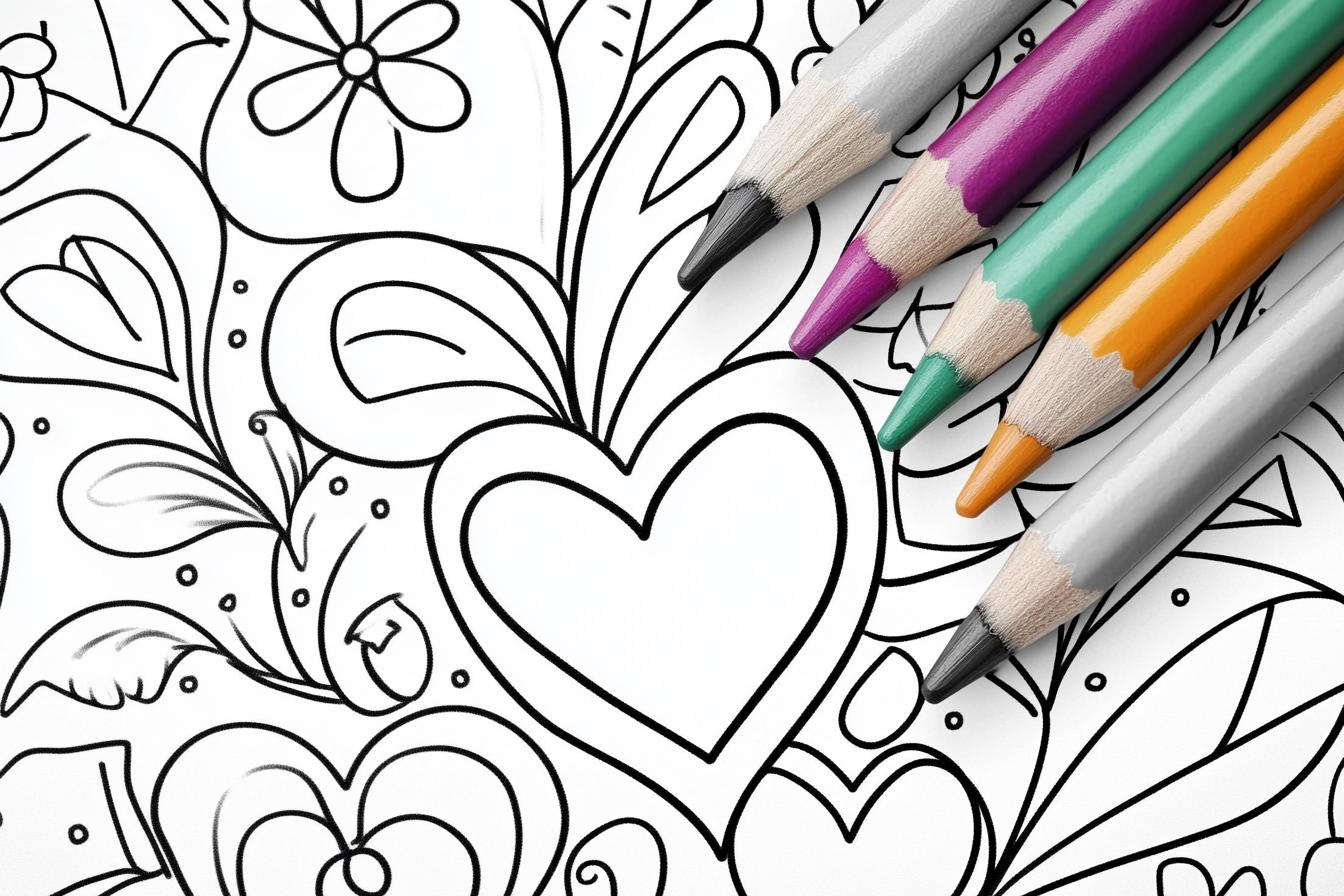 Free Printable PDF I Love You Mom Coloring Pages