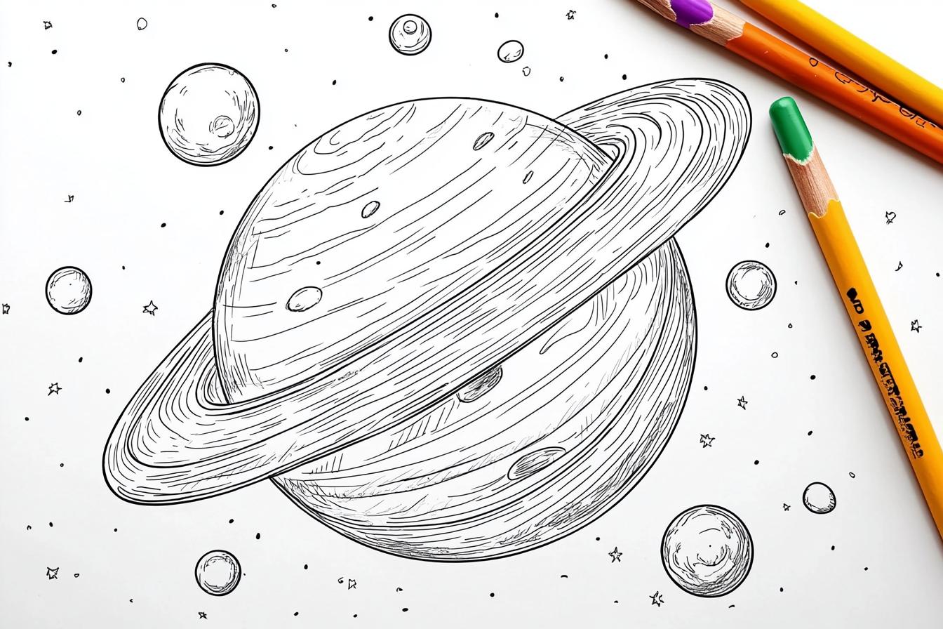 Free Printable PDF Jupiter Coloring Pages