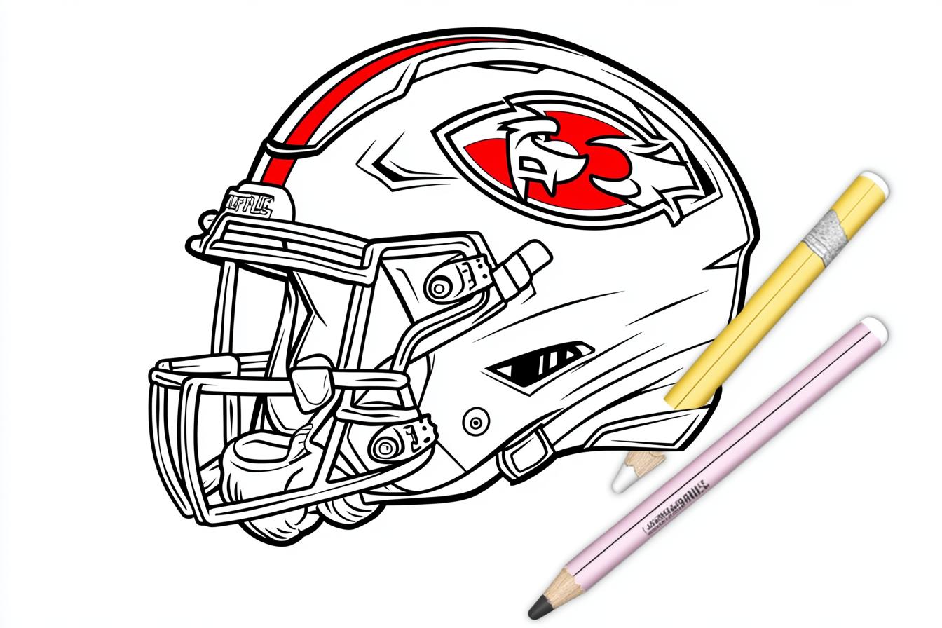 Free Printable PDF Kansas City Chiefs Coloring Pages