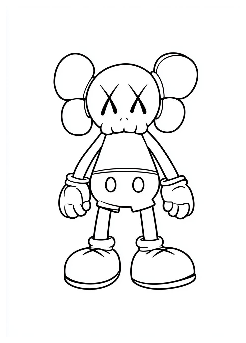 kaws_coloring_pages_10