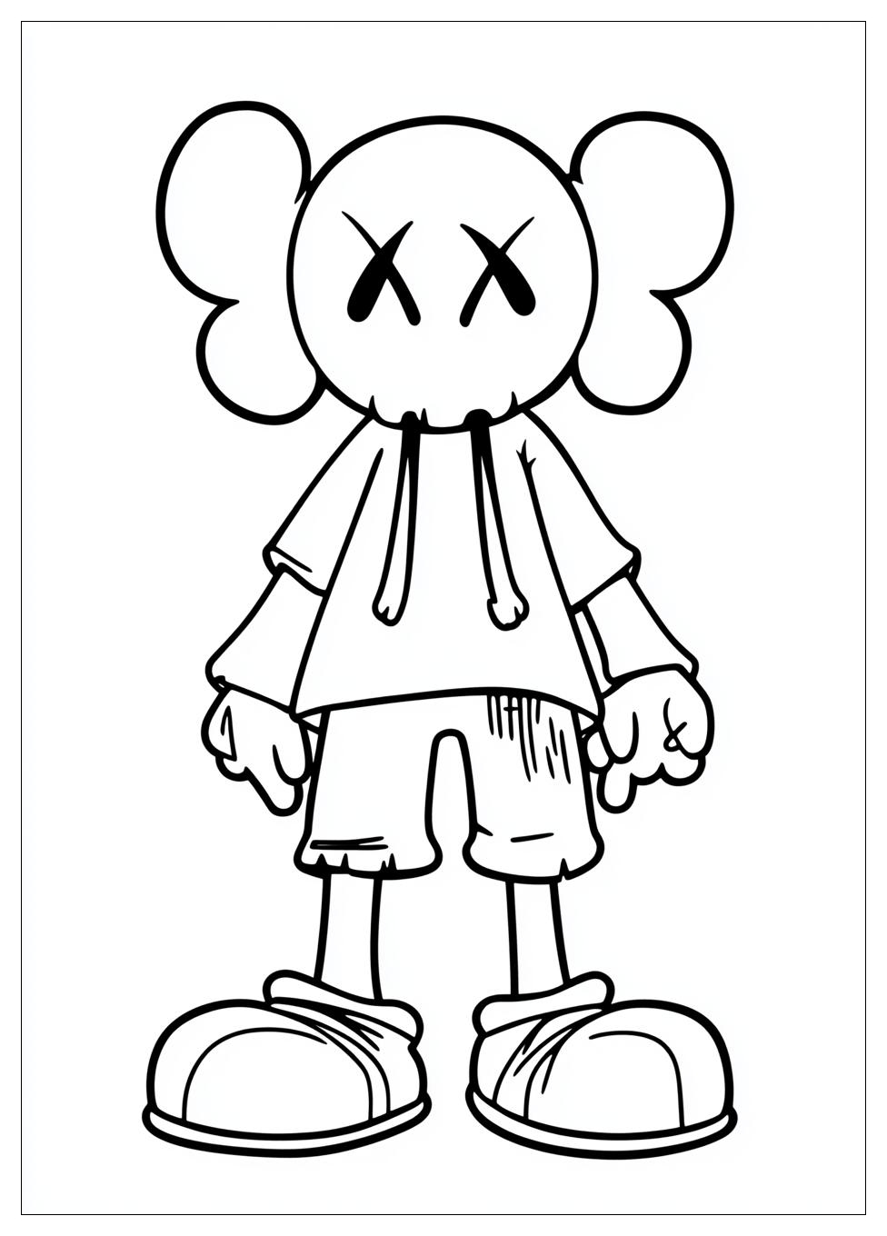 kaws_coloring_pages_14