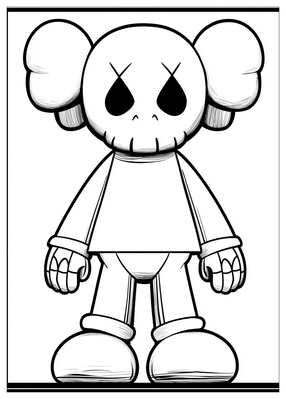 kaws_coloring_pages_16