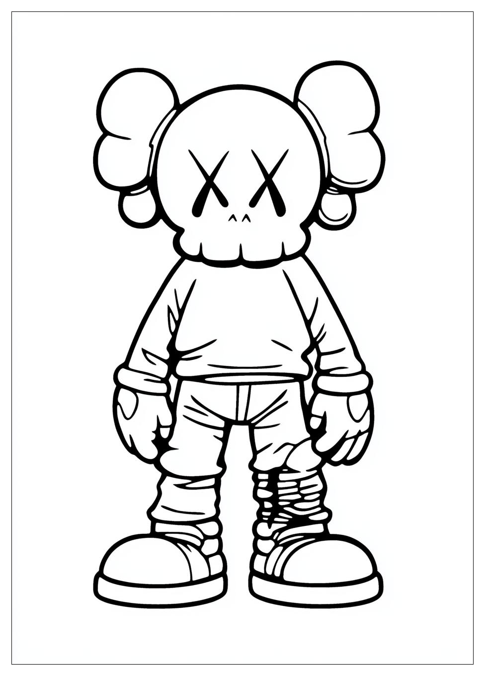 kaws_coloring_pages_2