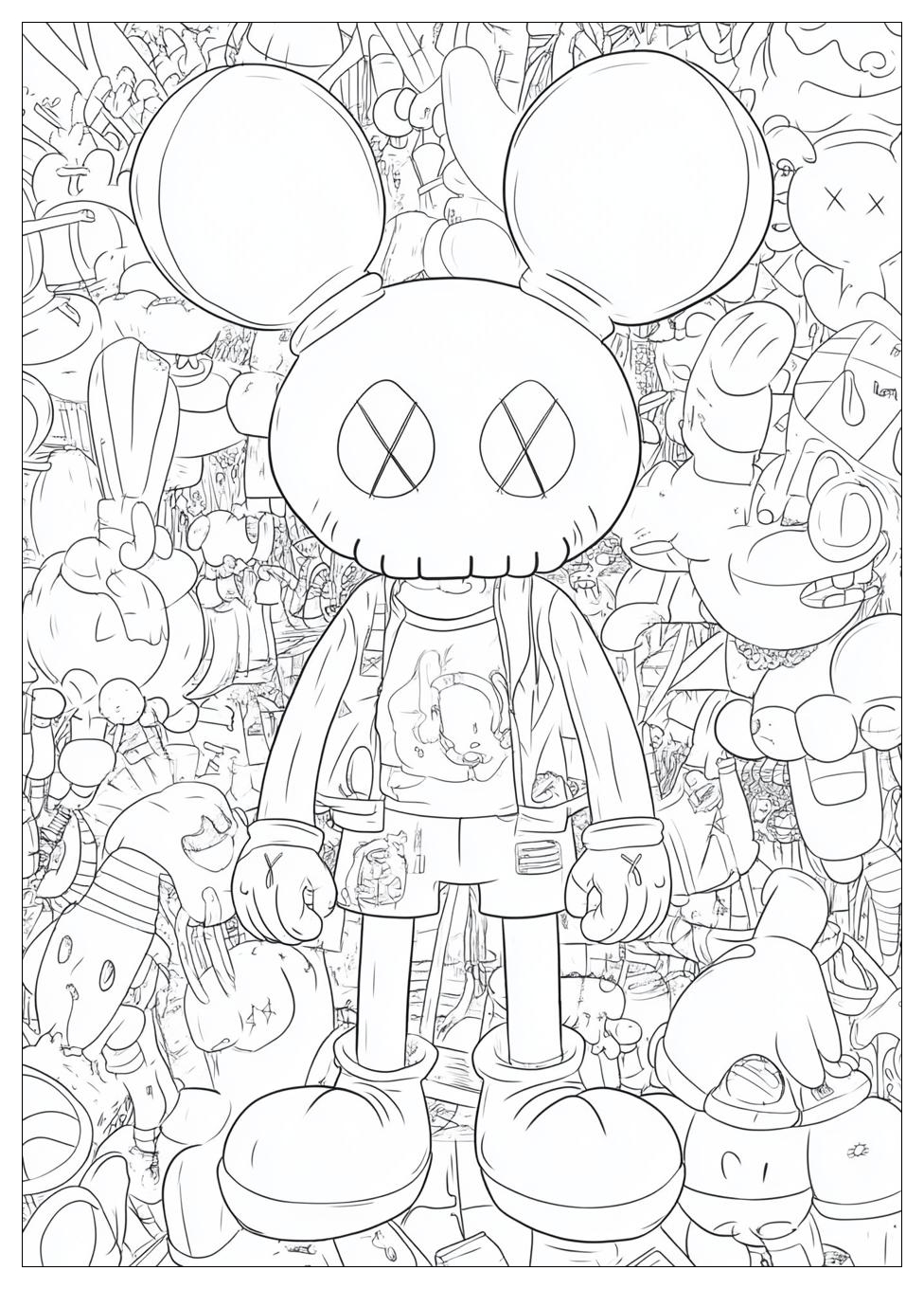 kaws_coloring_pages_22