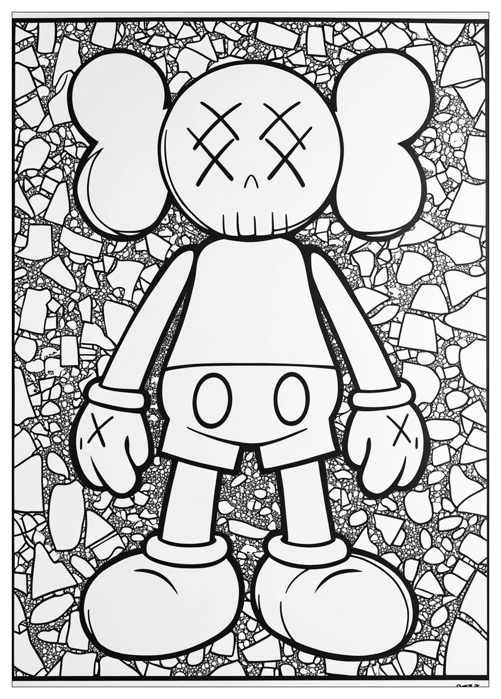 kaws_coloring_pages_24