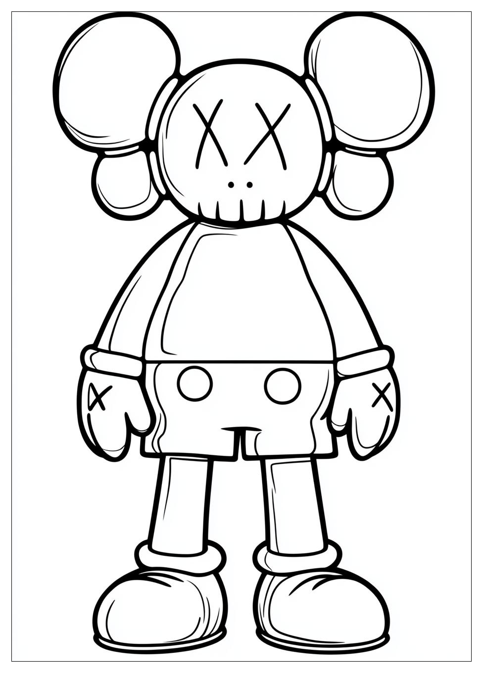 kaws_coloring_pages_3