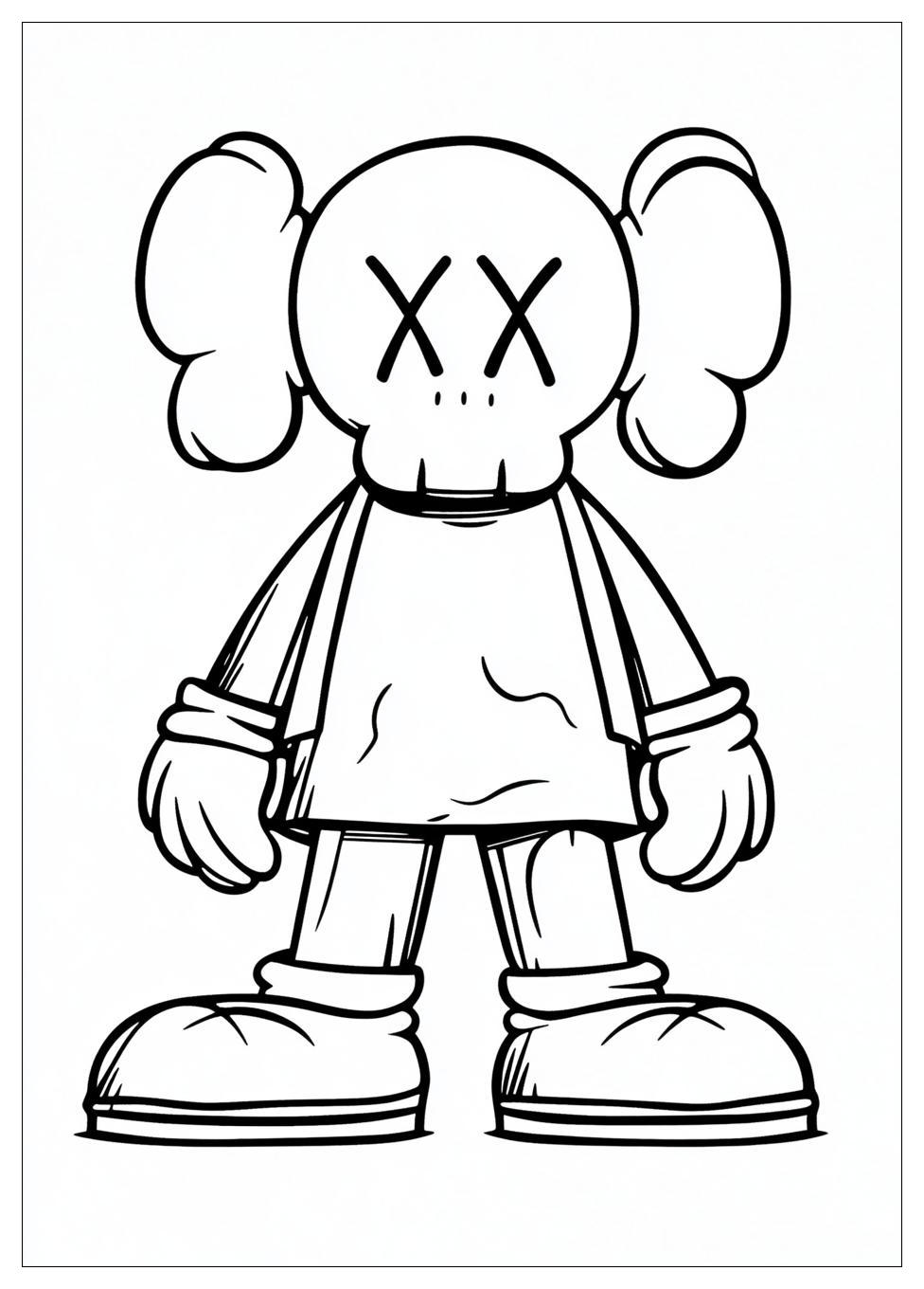 kaws_coloring_pages_4