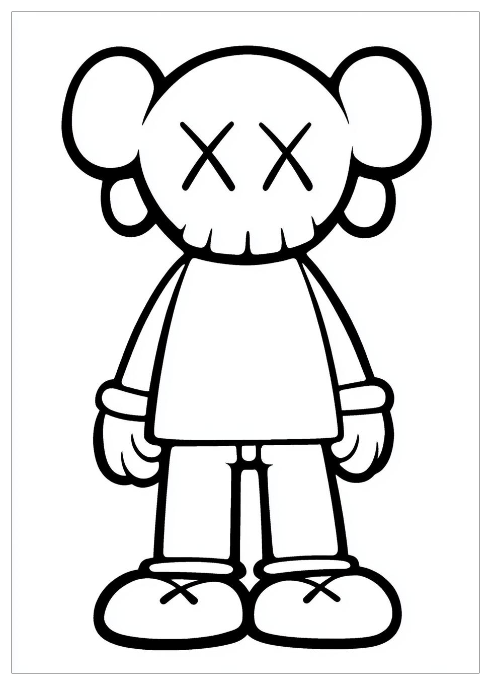 kaws_coloring_pages_8