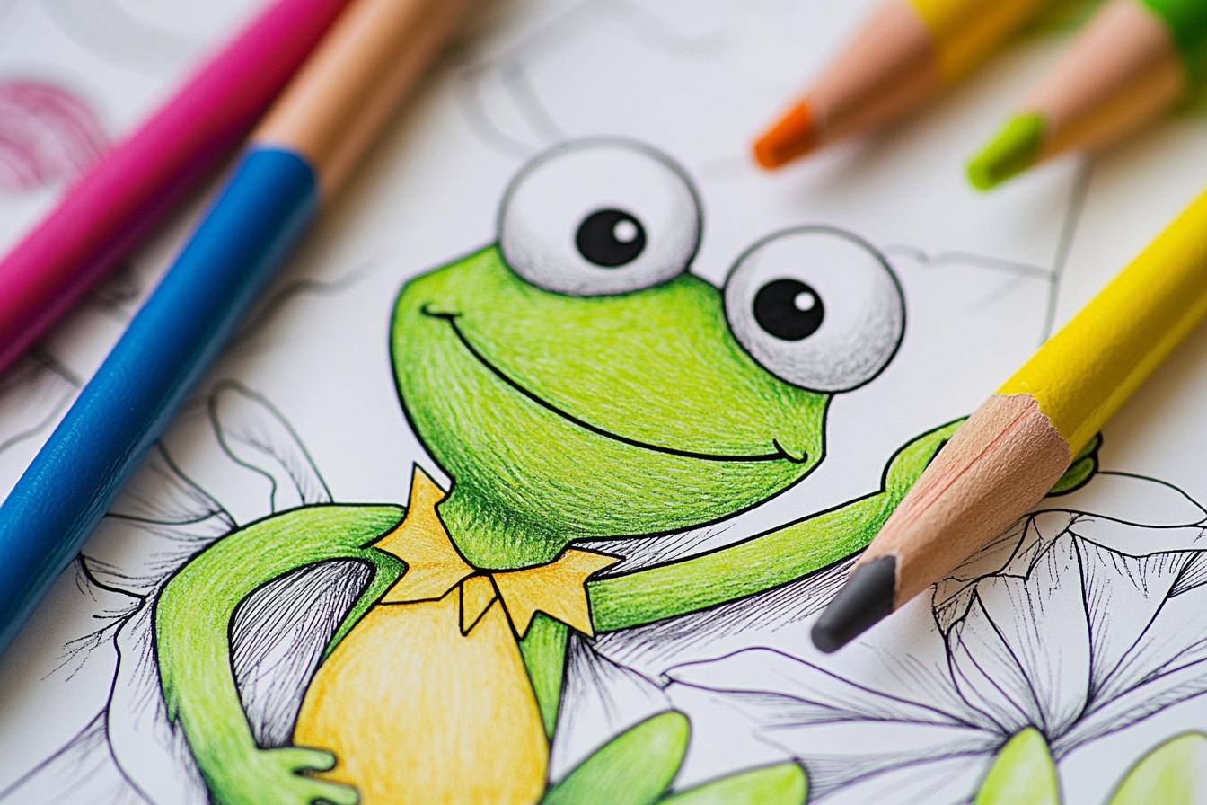 Free Printable PDF Kermit The Frog Coloring Pages