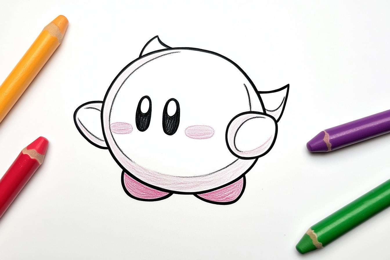 Free Printable PDF Kirby Coloring Pages