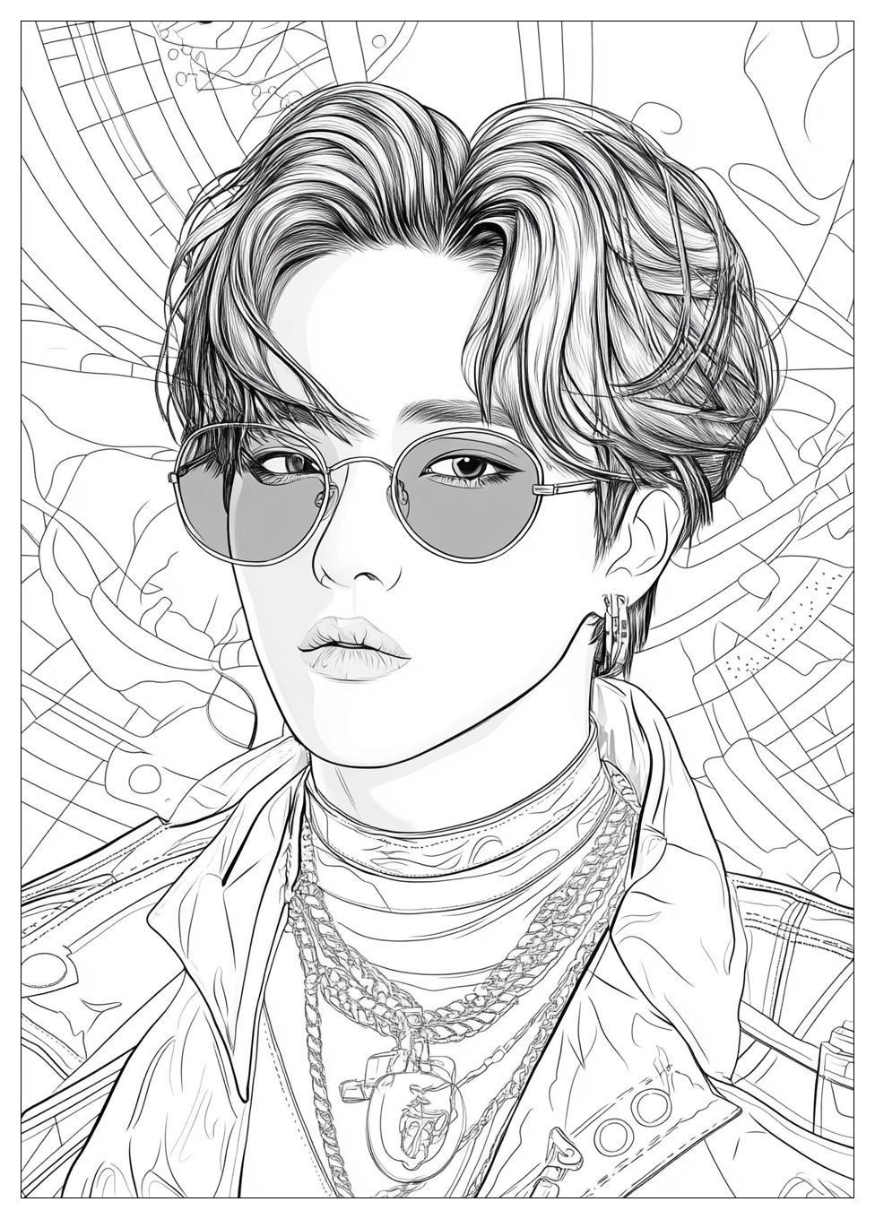 kpop_coloring_pages_9