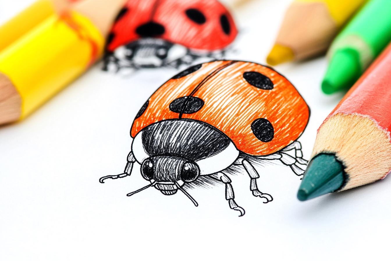 Free Printable PDF Ladybug Coloring Pages