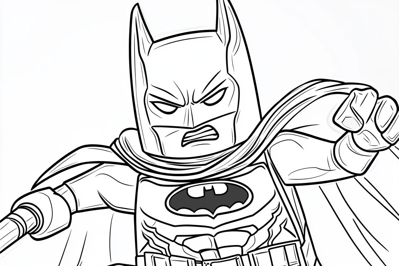 Free Printable PDF Lego Batman Coloring Pages