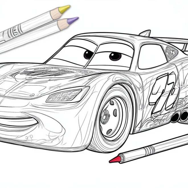 Lightning Mcqueen Coloring Pages : Free Printable Fun for Cars Fans