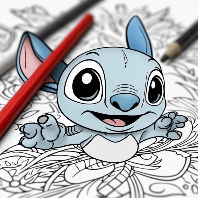 Lilo Stitch Coloring Pages : Free Printable Fun for Kids