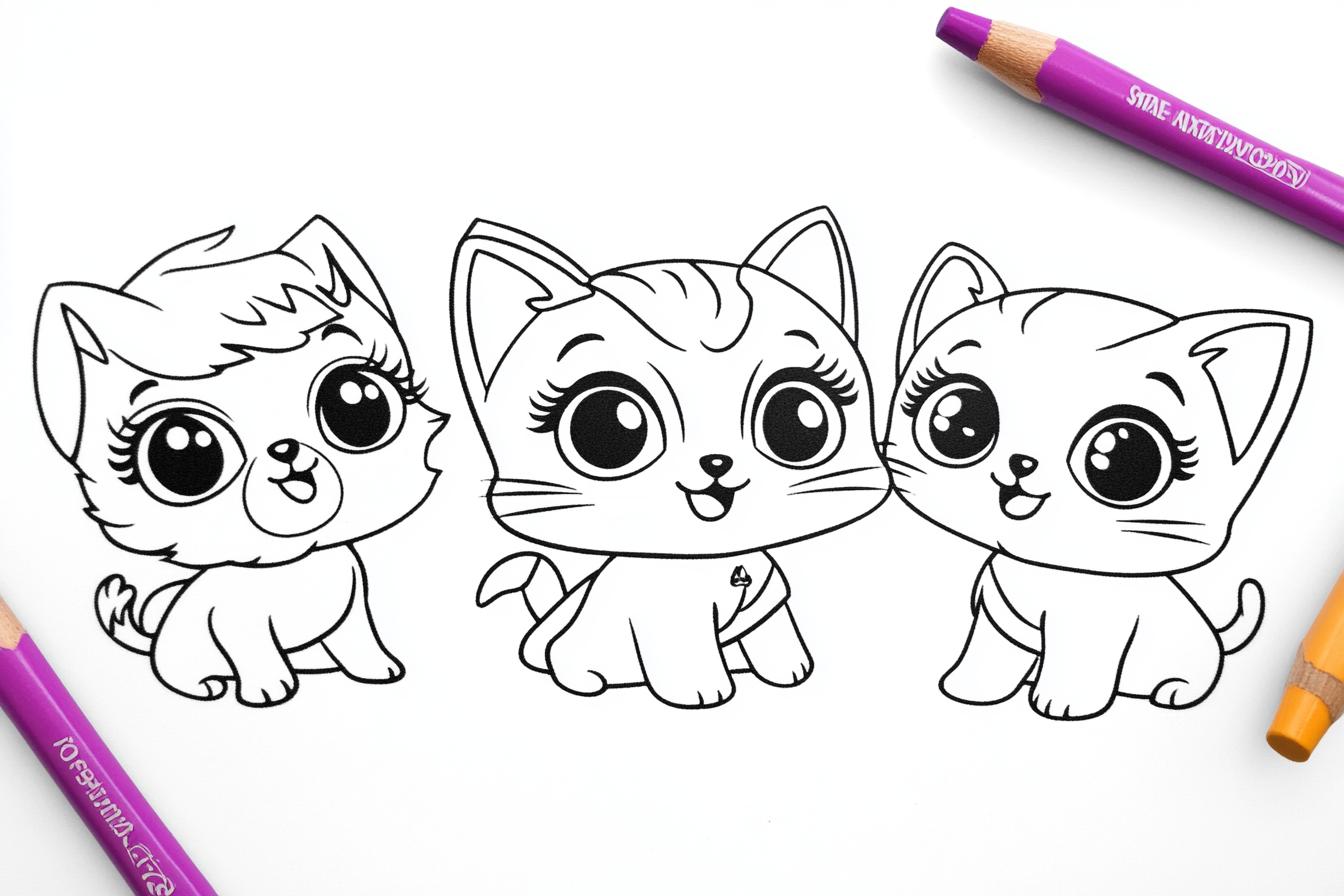 Free Printable PDF Littlest Pet Shop Coloring Pages