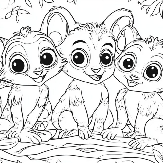 Madagascar Coloring Pages : Fun & Free Printables for Kids