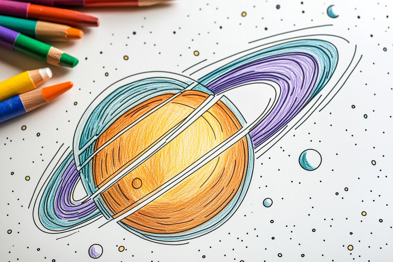 Free Printable PDF Mars Coloring Pages