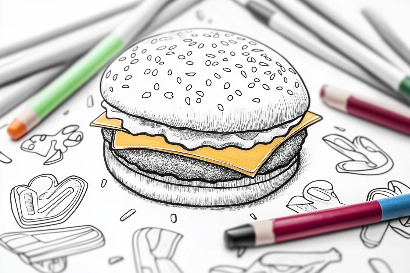 Free Printable PDF Mcdonalds Coloring Pages