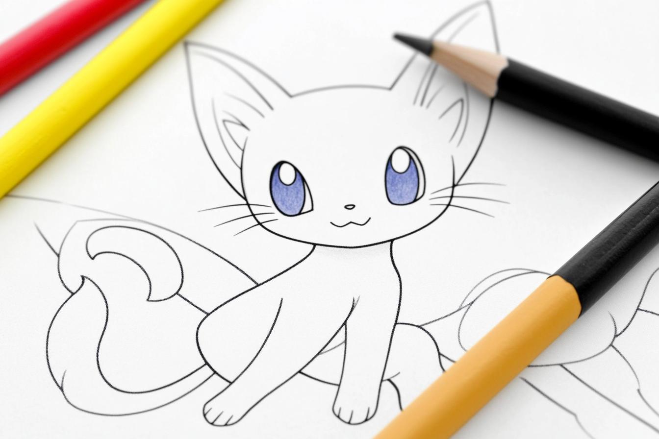 Free Printable PDF Mew Coloring Pages