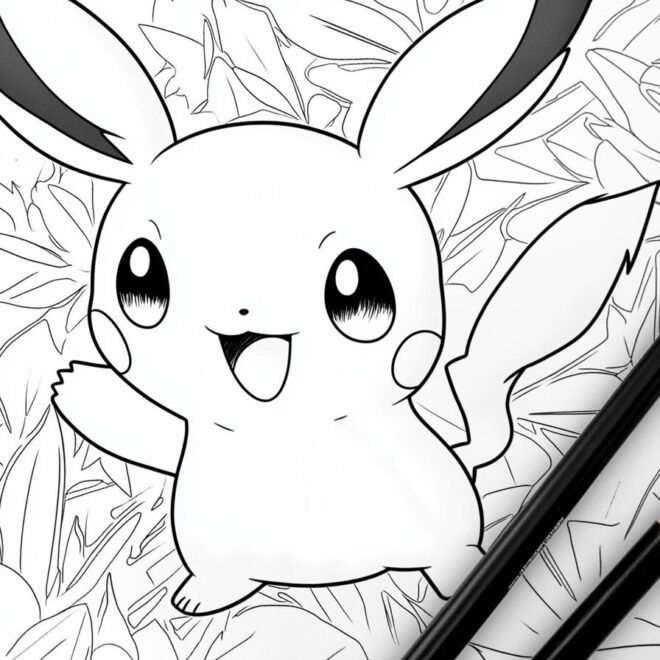 Mimikyu Coloring Pages : Free Printable Pokemon Art for Kids