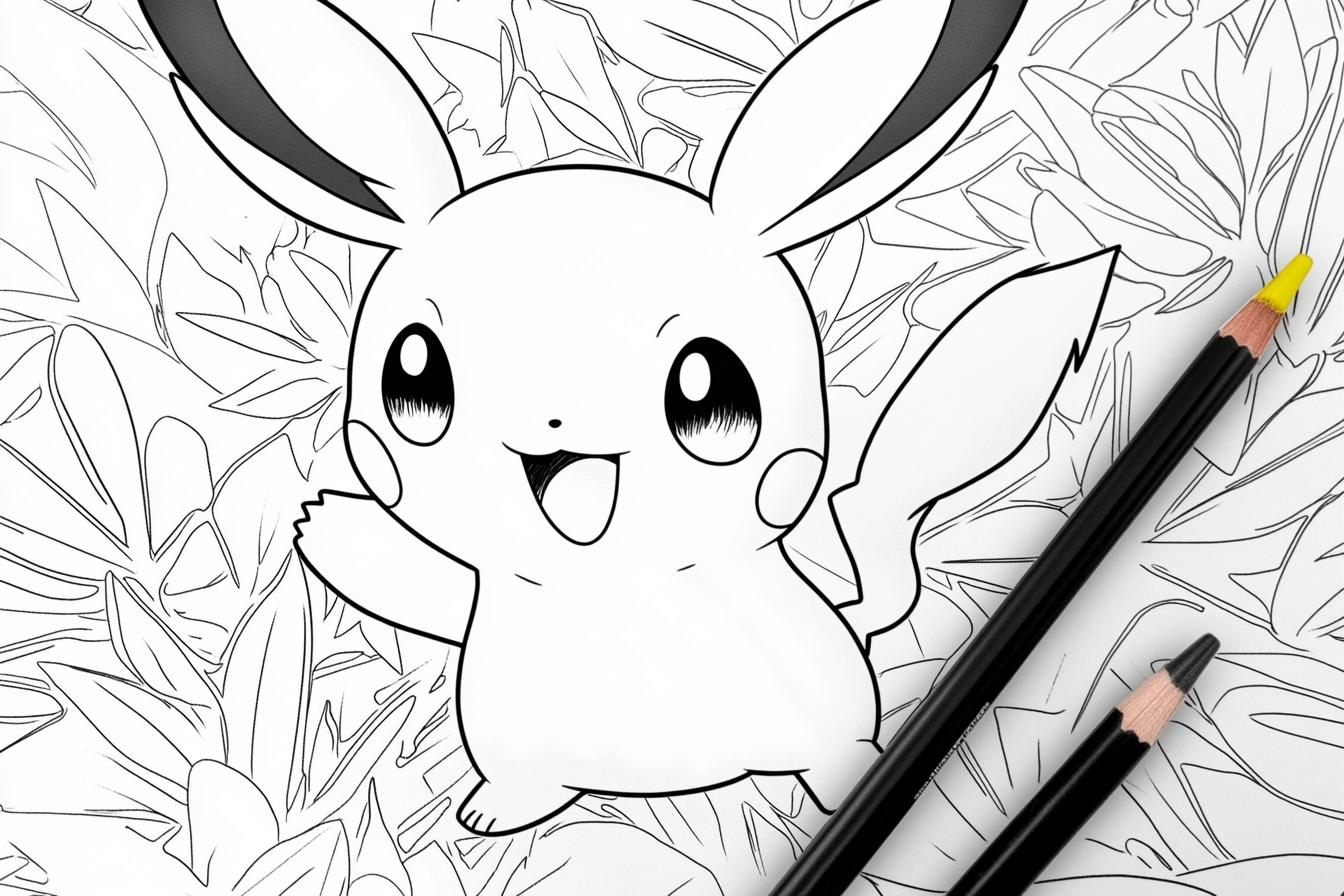 Free Printable PDF Mimikyu Coloring Pages