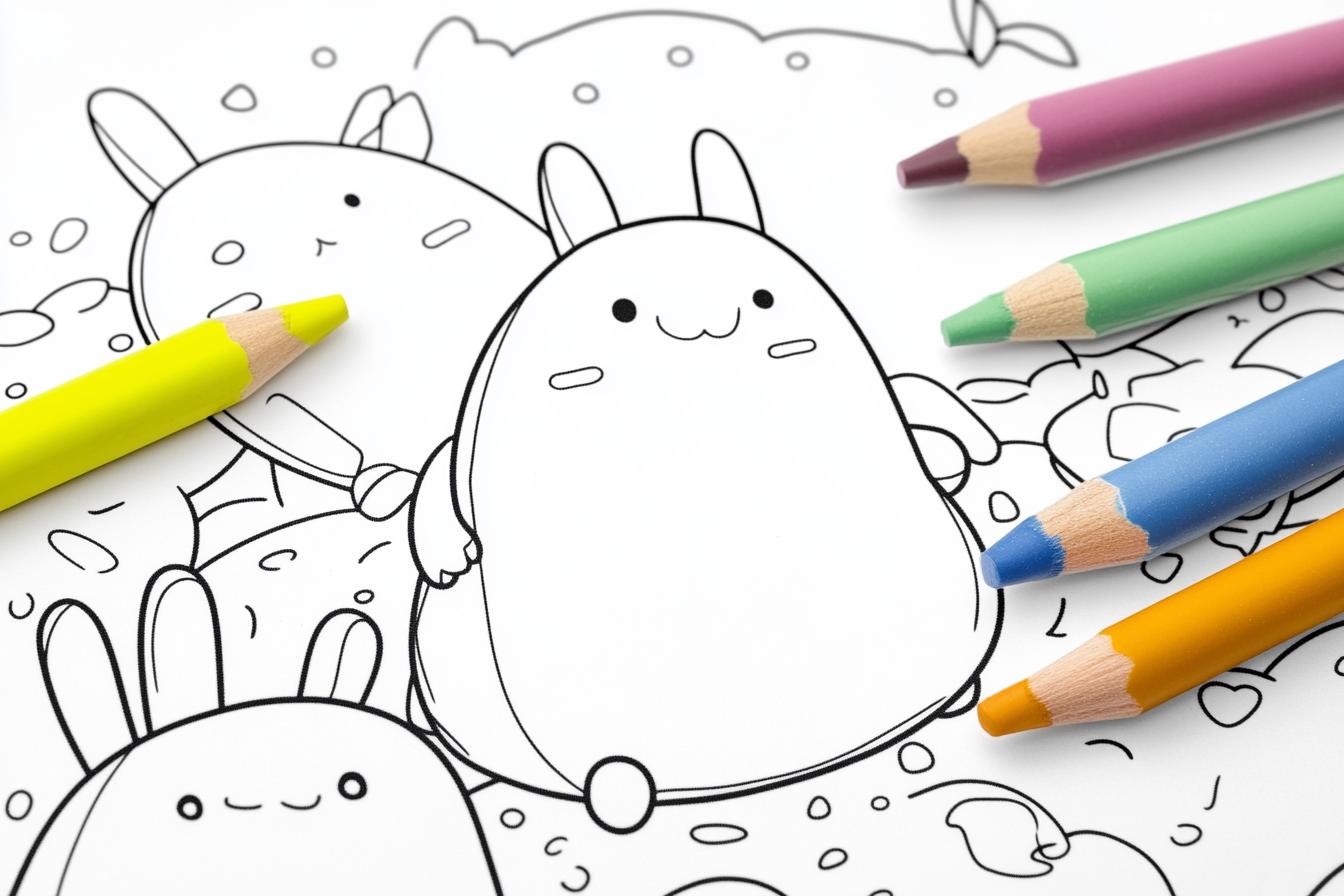 Free Printable PDF Molang Coloring Pages