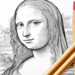 Mona Lisa Coloring Pages : Color the World’s Most Famous Smile