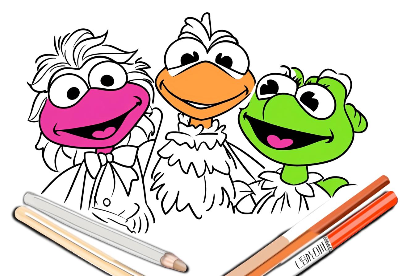 Free Printable PDF Muppets Coloring Pages