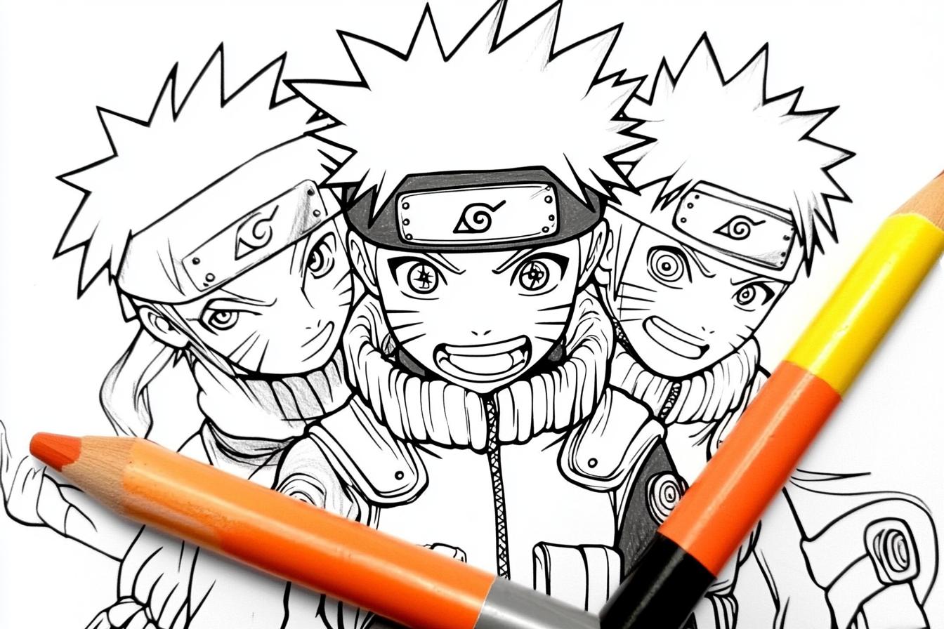 Free Printable PDF Naruto Coloring Pages